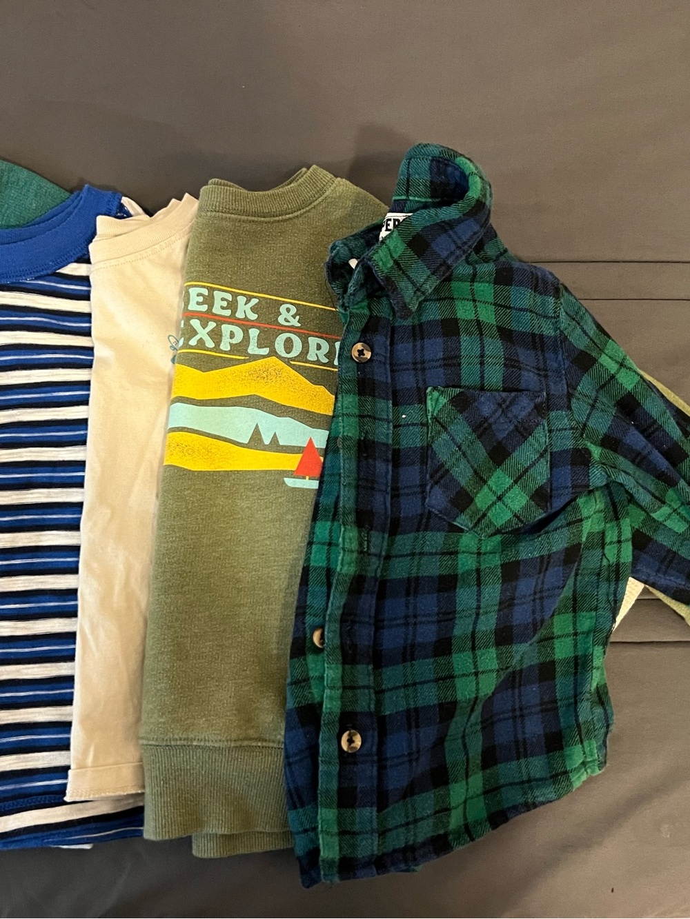 Kids Green & Blue Plaid Button-Up Shirt